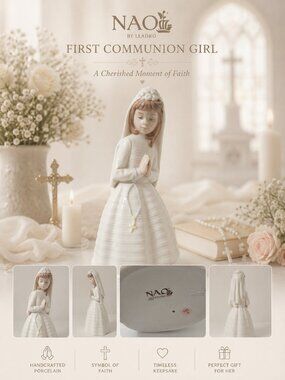Lladro NAO Porcelain First Communion Girl